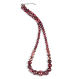 Red Chalcedony Mother Pagoda Necklace