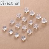 Soft Rubber Ear Plug Silicone Earring Plug Hypoallergenic Anti-Drop Ear Cap Plug