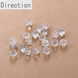 Soft Rubber Ear Plug Silicone Earring Plug Hypoallergenic Anti-Drop Ear Cap Plug