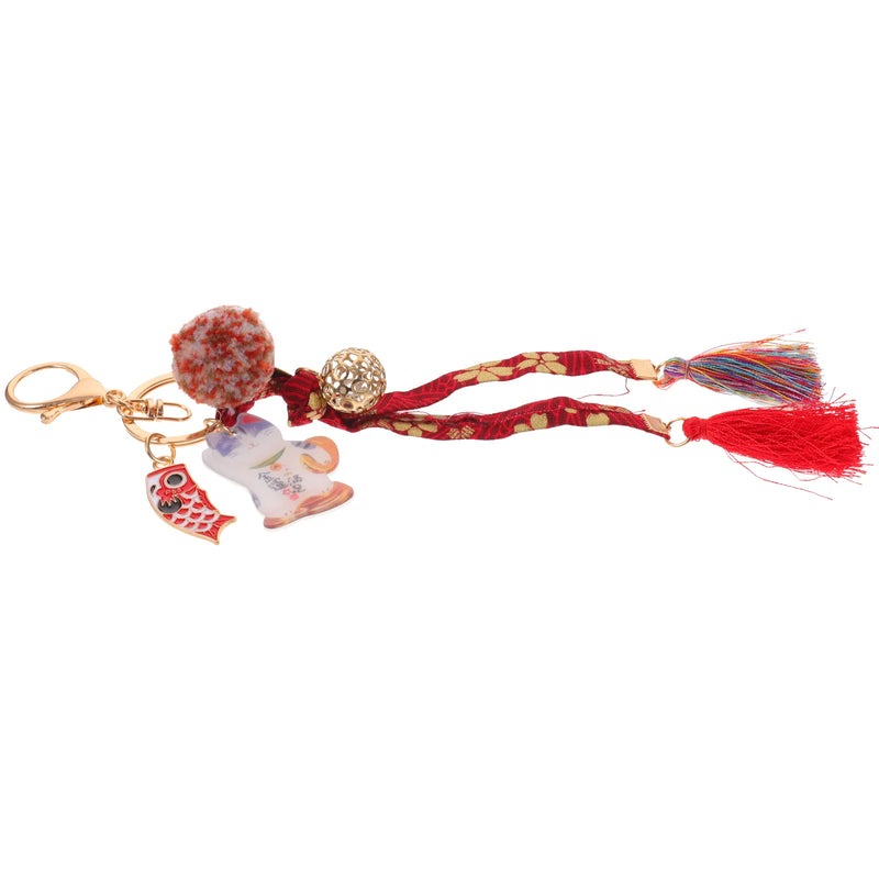 Transport Cat Pendant Christmas Decorations Keychain Acrylic Anime