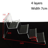 Transport Window Jewelry Display Rack 1-4 Layers