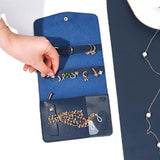 Travel Jewelry Organizer Roll Bag Lightweight Storage
