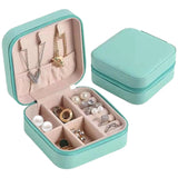 Travel Case, Jewelry Storage Organizer, PU Leather Compact Jewelry