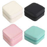 Travel Case, Jewelry Storage Organizer, PU Leather Compact Jewelry