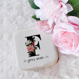 Personalized Initial Jewellery Box for Bridesmaid Proposal