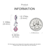 925 Silver Japanese Doll Kimono Dangle Charm Beads for Bracelet Necklace