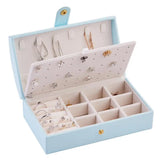 Travel Compact Jewelry Box for Necklaces - 2 Layer