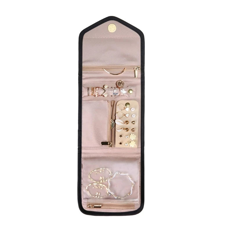 Travel Earring Necklace Container Portable Storage-Case for Bracelet