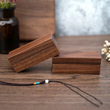 Wooden Jewelry Box Double Ring Box for Ladies