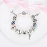 Eiffel Tower Charm Pendant Bracelet DIY Jewelry Making Gift