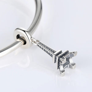 Eiffel Tower Charm Pendant Bracelet DIY Jewelry Making Gift