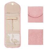 Travel Jewelry Organizer Roll Case with Hole