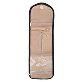 Travel Jewelry Organizer Roll Case with Hole
