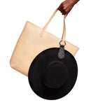 Travel Hat Clips PU Leather Strap Hat Keeper Clips Attacher