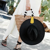 Travel Hat Clips PU Leather Strap Hat Keeper Clips Attacher