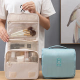 Travel Hook Cosmetic Bag Women Make Up Pouch Waterproof Toiletries