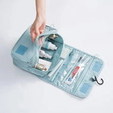 Travel Hook Cosmetic Bag Women Make Up Pouch Waterproof Toiletries
