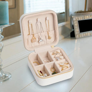 Travel Jewelry Box Organizer Case Display Storage Rings Container Bracelets