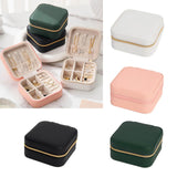 Travel Jewelry Box Organizer Case Display Storage Rings Container Bracelets