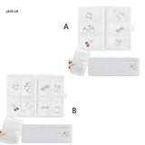Travel Earring Organizer Storage Bags Clear Plastic Jewelry Storage Book