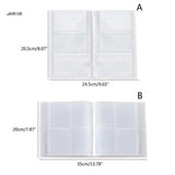 Travel Earring Organizer Storage Bags Clear Plastic Jewelry Storage Book