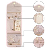 Travel Jewelry Organizer with Removable Sheets Gift for Ladies