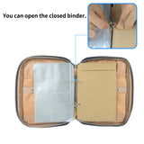 Portable Travel Jewelry Organizer Case with Binder