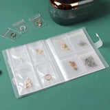 Travel Jewelry Organizer Book Ziplock Bag
