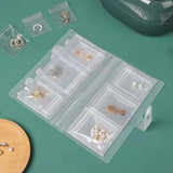 Travel Jewelry Organizer Book Ziplock Bag