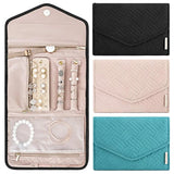 Foldable Travel Jewelry Organizer Roll Storage Bag