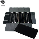 Travel Jewelry Organizer Roll Foldable Jewelry Case