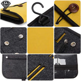 Travel Jewelry Organizer Roll Foldable Storage Bag for Rings Necklaces Earrings