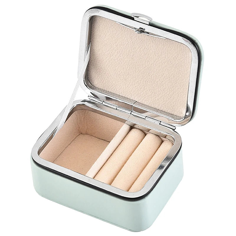 Travel Jewelry Packing Box Makeup Organizer Earrings Display