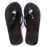 Summer Beach Flip Flops Crystals Flamingo Charm Slippers Shoes