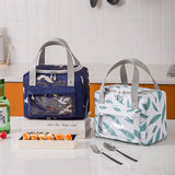 Travel Lunch Bag Cooler Tote Portable Insulated Canvas Cold Food Container