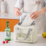 Travel Lunch Bag Cooler Tote Portable Insulated Canvas Cold Food Container