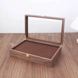 Travel Wooden 9 Layers Box Tray Shop Showcase Display Case Organizer
