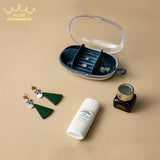 Travel Mini Jewelry Box Earrings Ring Storage Wall-Mounted