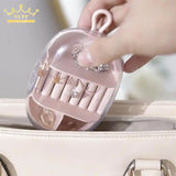 Travel Mini Jewelry Box Earrings Ring Storage Wall-Mounted