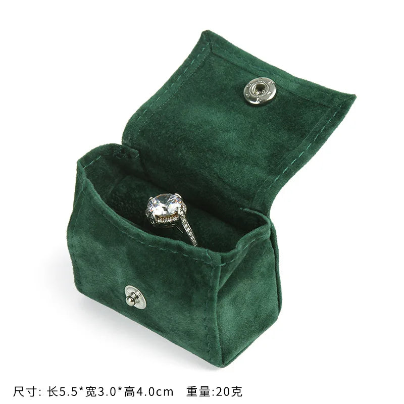 Travel Portable Mini Ring Box Jewelry Box Earrings Earrings Box Small