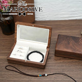Retro Wood Jewelry Packing Case Wedding Ring Necklace Bracelet Organizer
