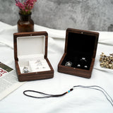 Travel Retro Wood Box Wooden Jewelry Packing Case
