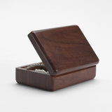 Retro Wooden Jewelry Box Organizer Wedding Ring Necklace Display Case