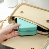 Travel Jewelry Box Organizer Ring Watch Necklace Bracelet Earrings