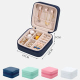Travel Jewelry Box Organizer Ring Watch Necklace Bracelet Earrings
