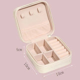 Travel Jewelry Box Organizer Ring Watch Necklace Bracelet Earrings