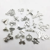 Travel Transportation Charm Collection - 100g Craft Supplies Car Plane Pendant