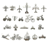 Travel Transportation Charm Collection - 100g Craft Supplies Car Plane Pendant