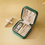 Travel Velvet Jewelry Box Necklace Earring Ring Storage Boxes
