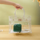Travel Velvet Jewelry Box Necklace Earring Ring Storage Boxes